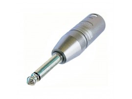 Neutrik NA2MP 3 Pin Male XLR to Mono 1-4 TS Adapter